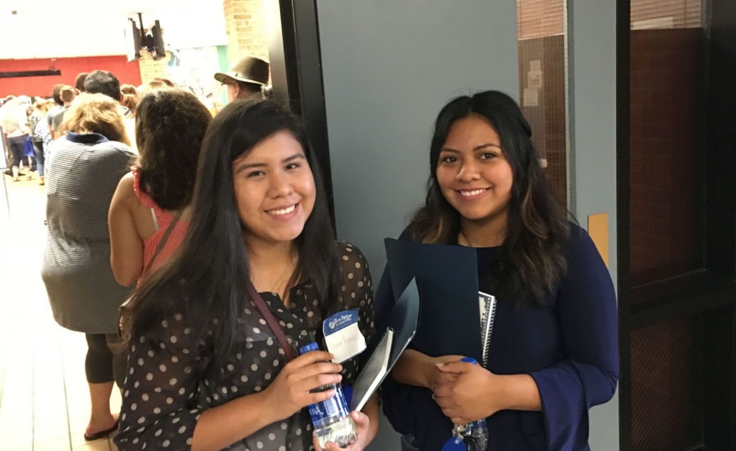woman at a conference